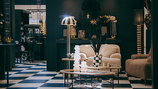 Interior- und Designobjekte auf Messe